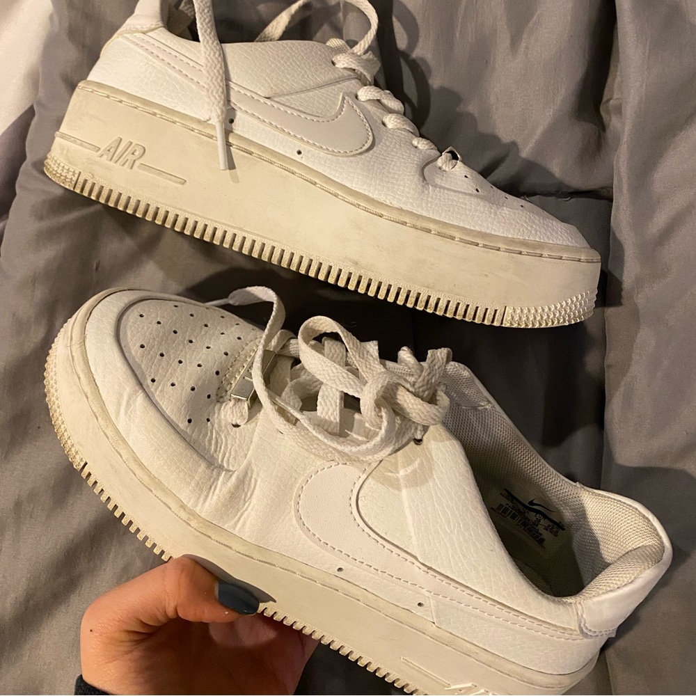 Platform Nike air forces